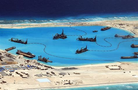 U S Says Beijing Is Building Up South China Sea Islands WSJ