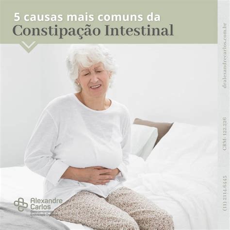 5 Causas Mais Comuns Da Constipação Intestinal Dr Alexandre Carlos