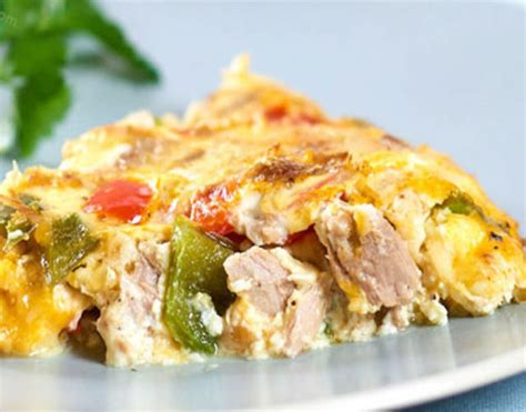 Quiche L G Re Sans P Te Au Thon Et L Gumes Ww Plat Et Recette