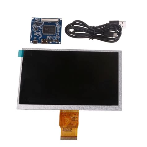 7inch LCD Monitor Mini Display Screen Panel Control Board with USB Power Supply - Walmart.com