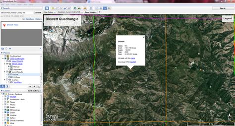 Washington State Miner How To Display Usgs Quadrangle Map Coverage In