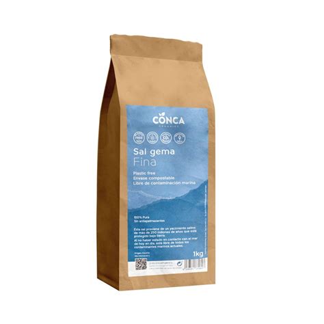 Sal Gema Fina Kg De Conca Organics