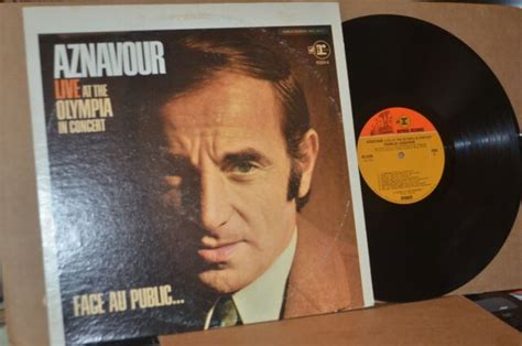 Charles Aznavour Live At The Olympia Reprise Mint Lp Not