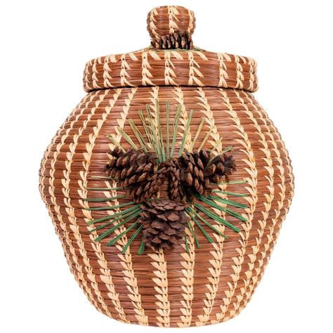 Antique Southwestern Native American Apache Basket Circa 1905 At