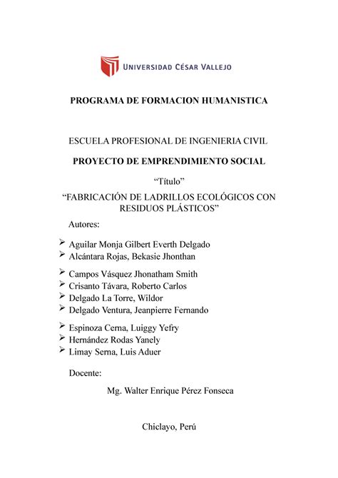 Proyecto Ga Filosofia Programa De Formacion Humanistica Escuela