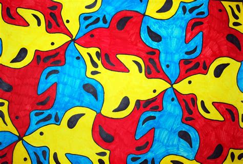 Tessellations Art Painting Math Art