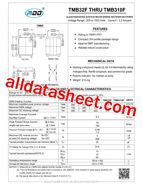 TMB36F Datasheet PDF Microdiode Electronics Jiangsu Co Ltd