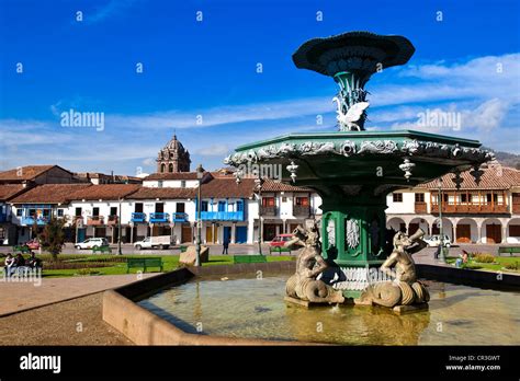 Peru, Cuzco Province, Cuzco, city UNESCO World Heritage, the arches of ...