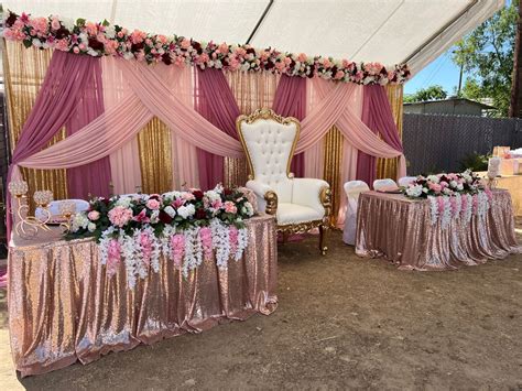 Quinceanera Hall Decorations Pink