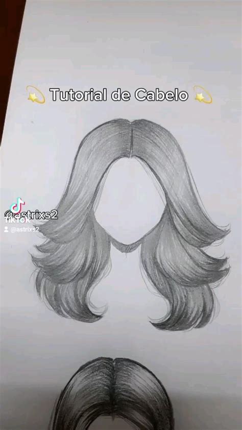 Desenhos Para Desenhar Cabelo - Como Desenhar Cabelo Liso Repicado in 2024 | Easy hair drawings, How to ...