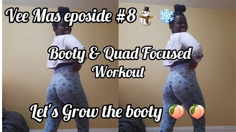 Grow Your Booty Andquads Workout With Me Vlogmas 8 Youtube