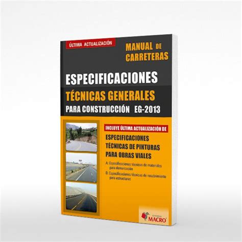 Manual De Carreteras Especificaciones T Cnicas Generales Para