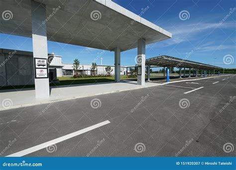 Miyako Shimojishima Airport Terminal Parking Stock Image Image Of