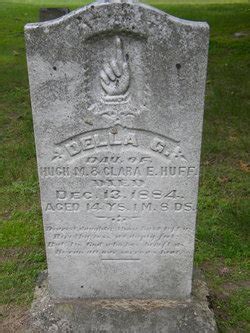 Della G Huff 1870 1884 Mémorial Find a Grave