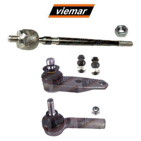 Kit Par Terminal Direcao Pivo Articulacao Axial Esquerdo Kangoo