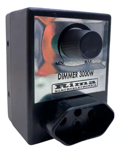 Dimmer Controlador Dimer Rotativo 3000w Bivolt 110 220v Parcelamento