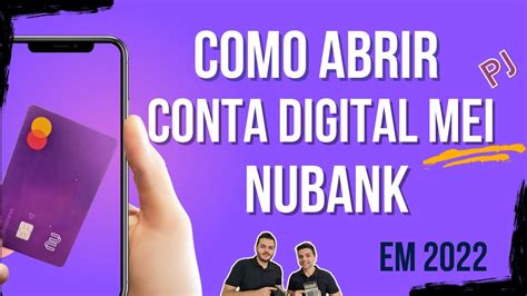 Como Abrir Conta MEI PJ Nubank YouTube