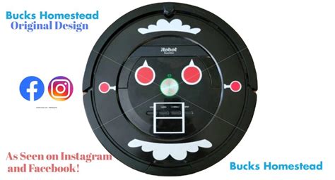 Original Deluxe Robot Face Decals For Your Robot Floor Vac Etsy