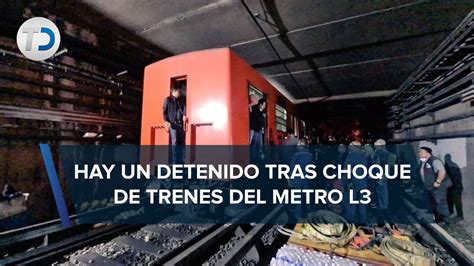 Accidente en Línea 3 del Metro por corte de cables y negligencia de