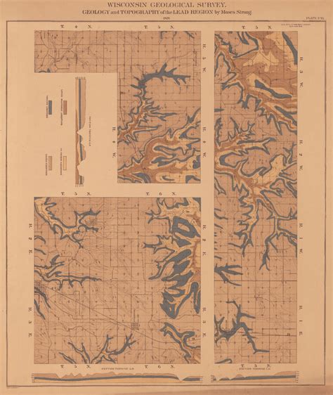 Wisconsin Geological And Natural History Survey Plate 9 Geology And