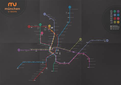 Munich U-Bahn Map — Amy Weiss Design