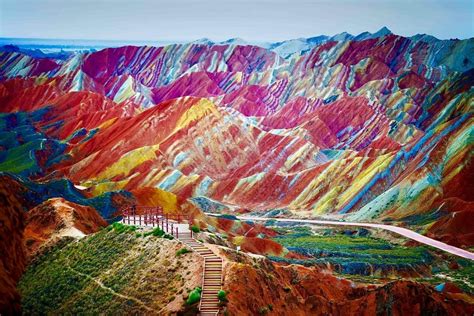 The Rainbow Mountains Of China Are Earth's Paint Palette