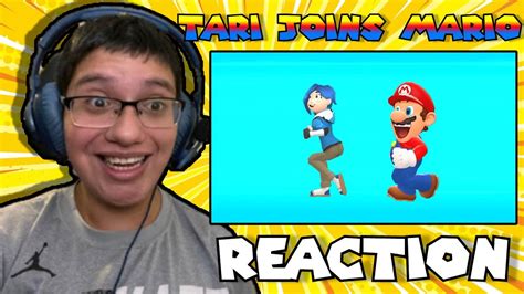 TARI JOINS MARIO Vinny Tube REACTION Mario Reacts To Nintendo Memes