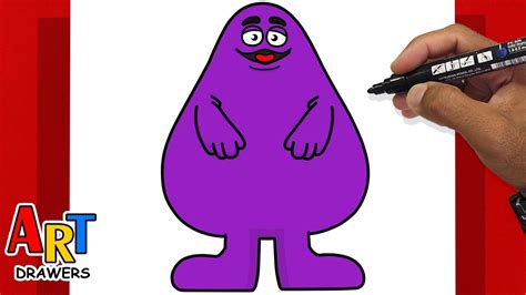 How To Draw Grimace Shake Youtube