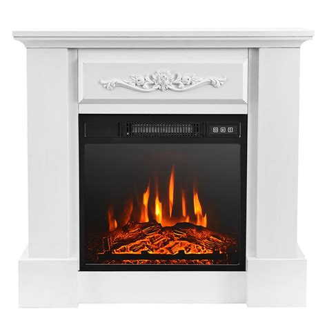 Giantex 32 Electric Fireplac 1400w Freestanding Fireplace Heater W