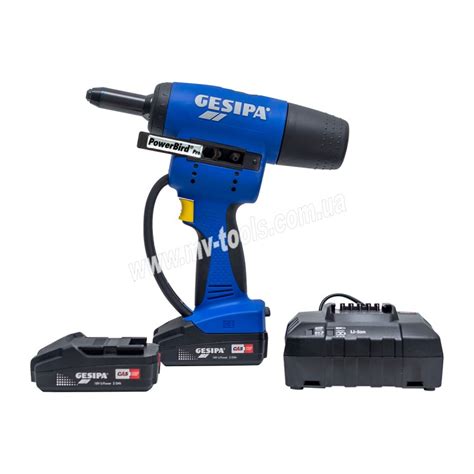 Buy Battery Blind Rivet Gun Gesipa POWERBIRD PRO CAS Gold Edition In Kyiv