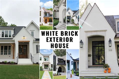 31 White Brick Exterior House: Stunning Designs to Inspire Your Next ...