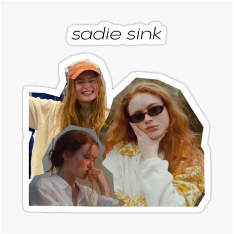 Sadie Sink Sticker For Sale By Dovetastic123 Redbubble