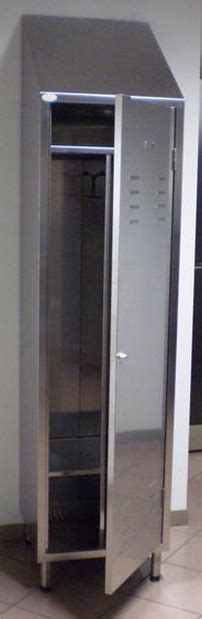 Armoire De Vestiaire En Inox Porte Dessus En Pente Commandez