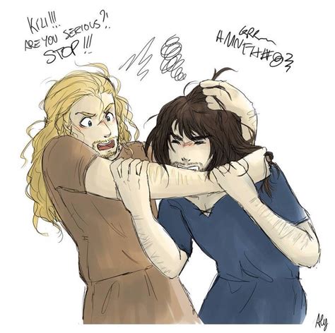 K Li Taking It Too Seriously And Biting F Li Fili And Kili The