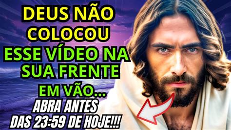 DEUS DIZ abra urgente mensagem de Deus hoje não ignore Jesus