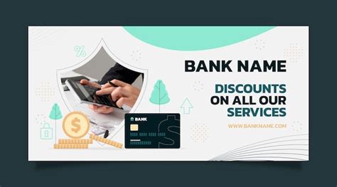 Free Vector Bank And Finance Horizontal Sale Banner Template