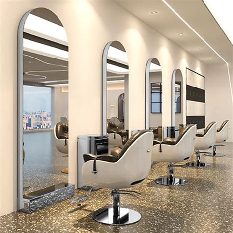 Modern Luxury Led Hair Salon Mirror Barbershop Single Mirror Hair Salon ...