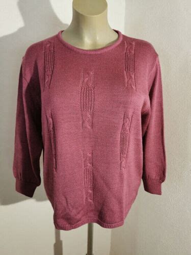 Pullover Flieder Gr 48 Gemustert Neu Glanz C1 Ebay