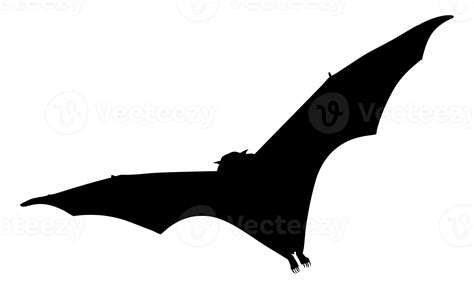 Silhouette Of The Flying Fox Or Bat For Icon Symbol Pictogram Logo