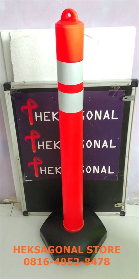 Jual Stick Cone 100cm Pembatas Jalan Balikpapan HEKSAGONAL