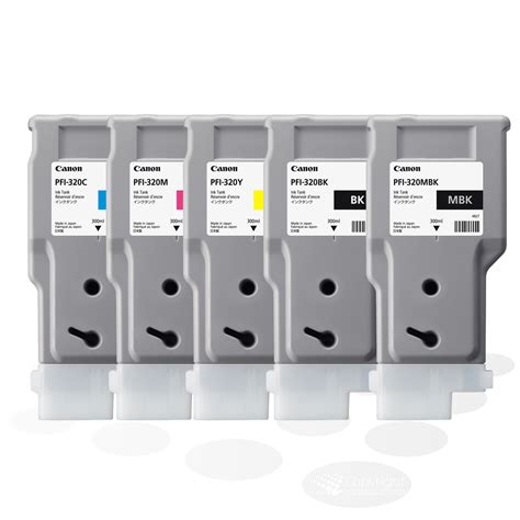 Canon Tinten PFI-320-SET (5 Tinten), je 300 ml