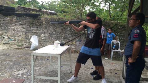 Philippines Cebu City Shooting Range Youtube