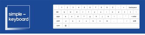 GitHub - hodgef/simple-keyboard: Javascript Virtual Keyboard - Customizable, responsive and ...