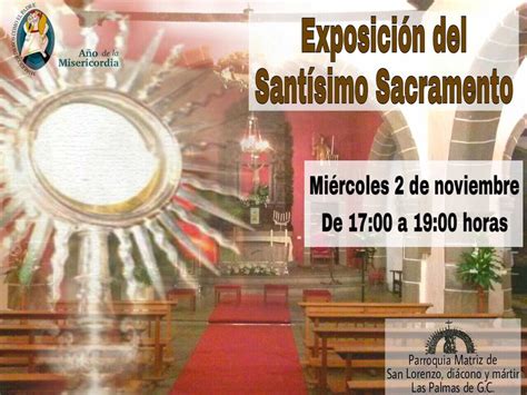 Parroquia Matriz de San Lorenzo Día 2 exposición del Santísimo