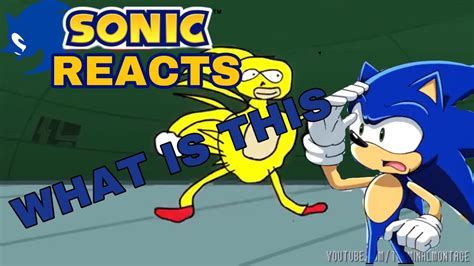 Sonic Reacts Something Animated About Sonic The Hedgehog Youtube