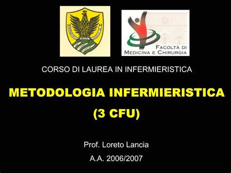 Ppt Corso Di Laurea In Infermieristica Metodologia Infermieristica