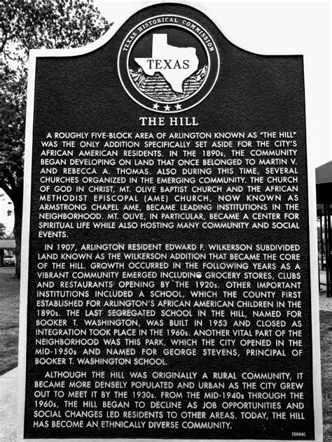 Texas Historical Marker The Hill Jason S Sullivan