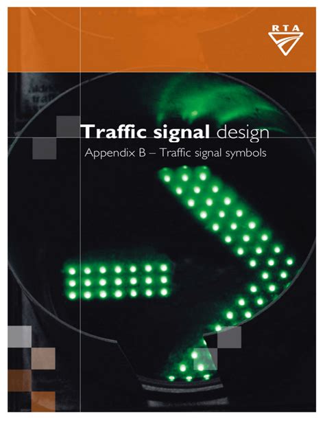 traffic signal design appendix  traffic signal symbols