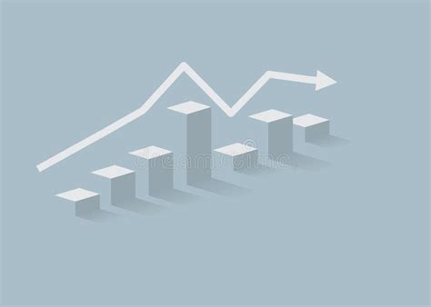 Chart Symbol That Goes Up And Down Stock Illustration Illustration Of