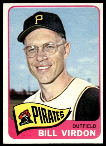 1965 TOPPS BILL VIRDON 69 VG EX BASEBALL PITTSBURGH PIRATES EBay